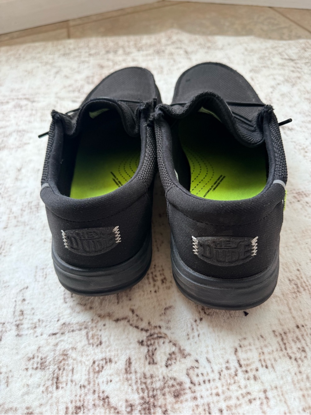Hey Dude Wally Work Comp Toe Slip-On Men's Shoes - Picture 4 of 6